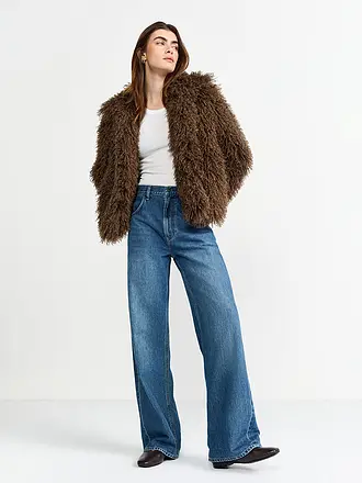 RICHROYAL | Jacke in Felloptik | 